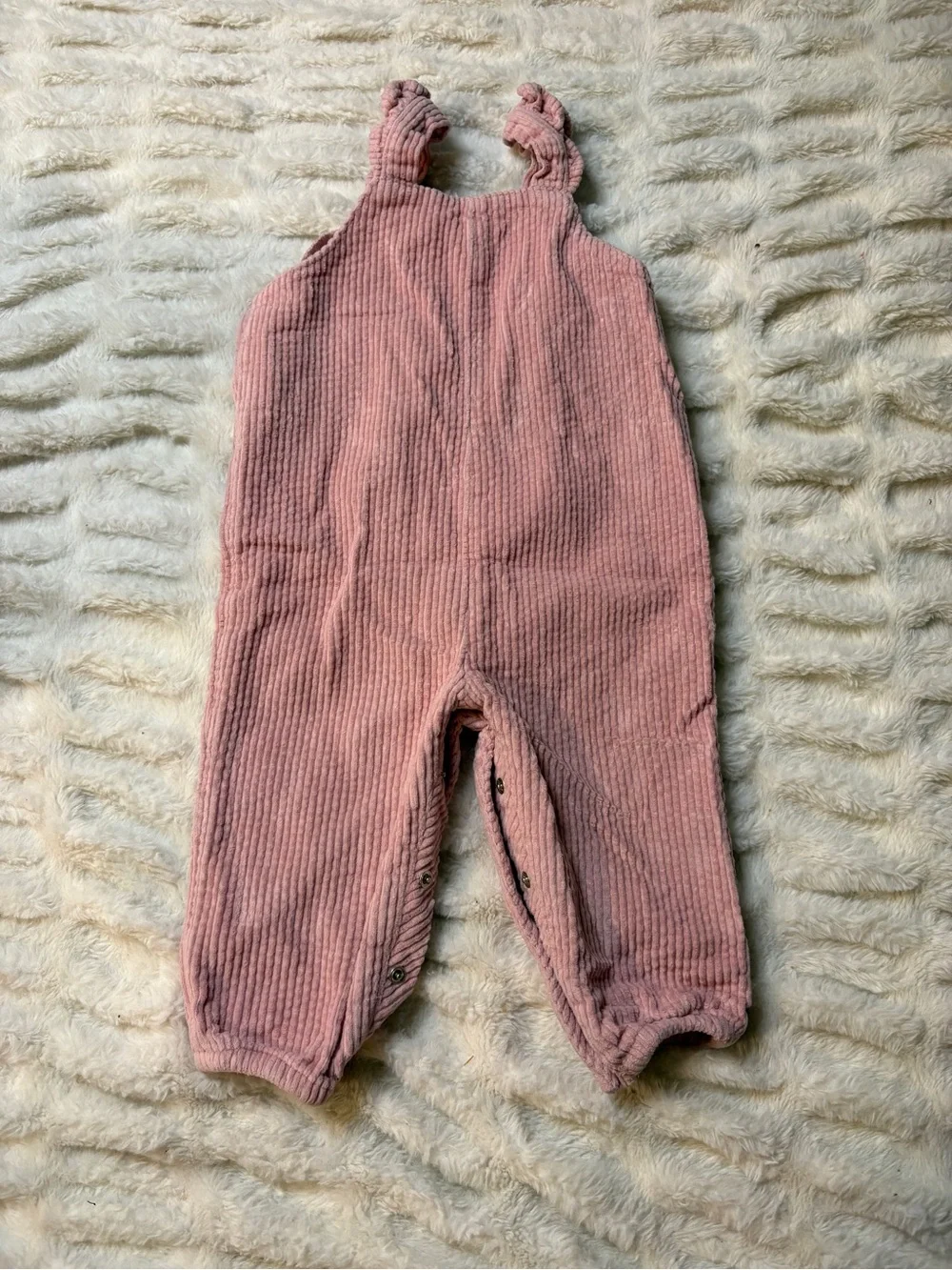 Old Navy Dusty Pink Corduroy Kids Overalls